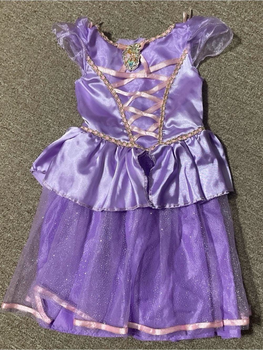 Disney Princess Rapunzel Costume Size Small 4-6 Halloween Dress Up Play